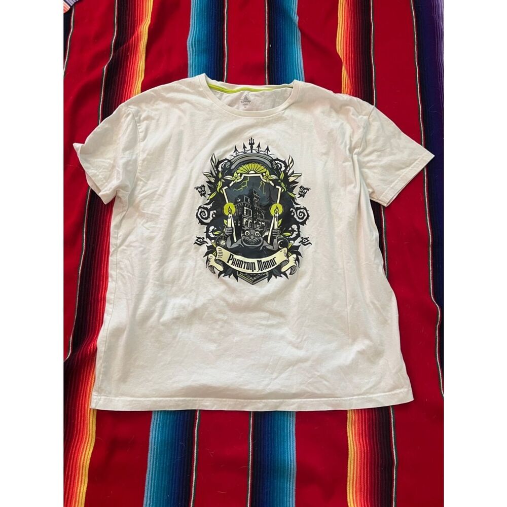 Phantom Manor Graphic White Tee Disney